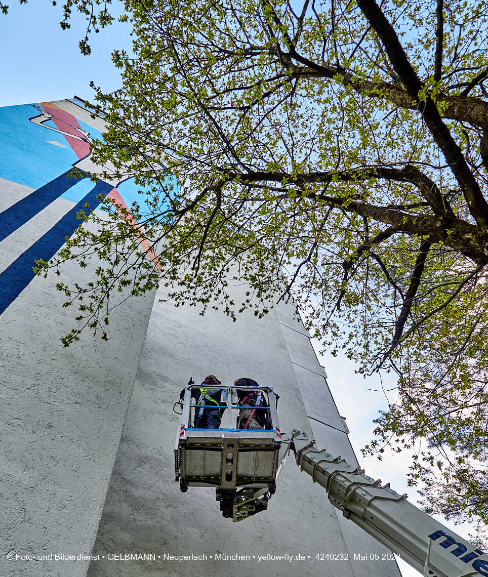 05.05.2023 - Graffiti am Karl-Marx-Ring 75 in Neuperlach